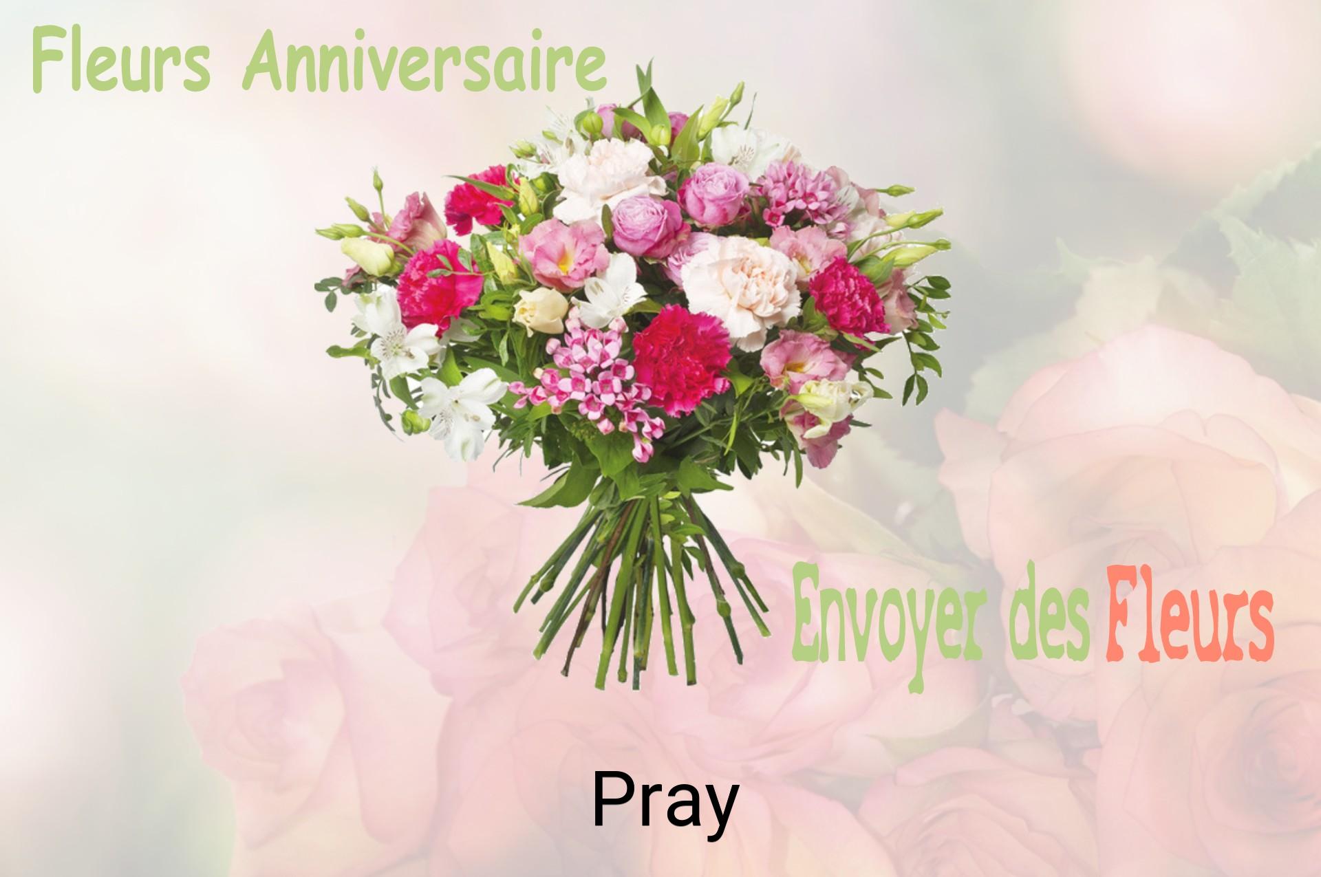 Bouquet de fleurs d’anniversaire livré à Pray